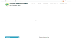 Desktop Screenshot of procuradorslleida.com