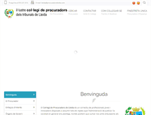 Tablet Screenshot of procuradorslleida.com